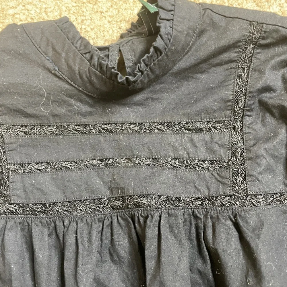 Wild Fable cottagecore style black ruffle dress - Picture 4 of 6